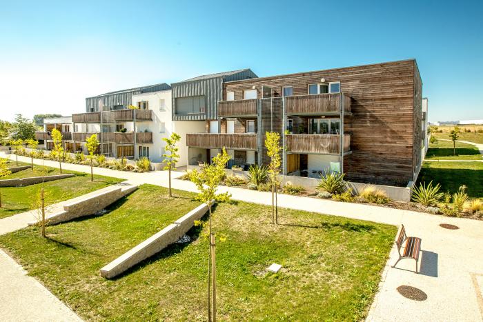 Logements collectifs à Périgny Arcadial Production charpentier fabricant de bâtiments ossature bois