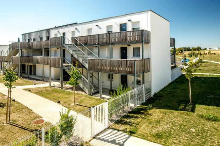 Logements collectifs à Périgny Arcadial Production charpentier fabricant de bâtiments ossature bois