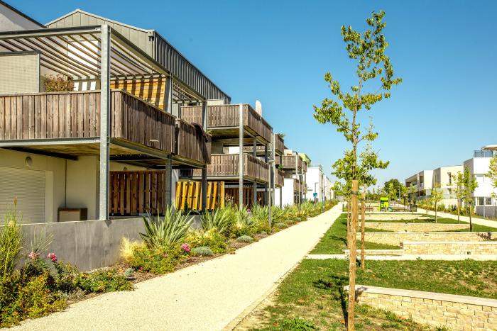 Logements collectifs à Périgny Arcadial Production charpentier fabricant de bâtiments ossature bois