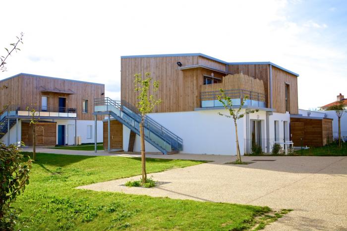 Logements collectifs La Grand' Voile Le Chateau d'Olonne Arcadial Production charpentier fabricant de bâtiments ossature bois