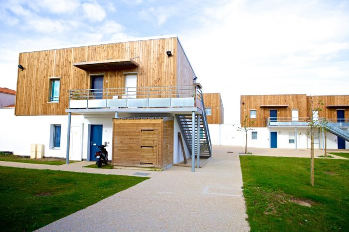 Logements collectifs La Grand' Voile Le Chateau d'Olonne Arcadial Production charpentier fabricant de bâtiments ossature bois