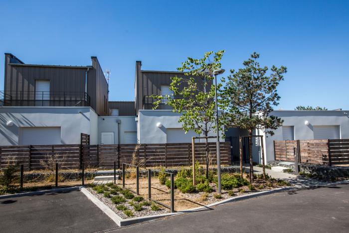 Logements groupés à Nantes Arcadial Production charpentier fabricant de bâtiments ossature bois